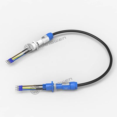 Ip44 Industrial Power Female Connector Indoor Use Blue Input