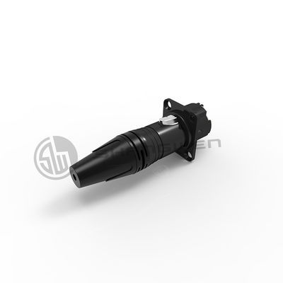 Audio Female 5 Pin Plug Connector XLR Indoor Use Black Shell