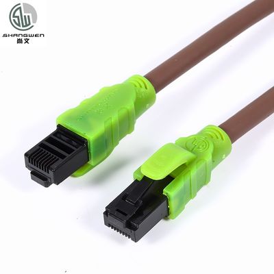 Luminous Ethernet Patch Cable 4P PVC LSZH Jacket High Speed Copper Cable