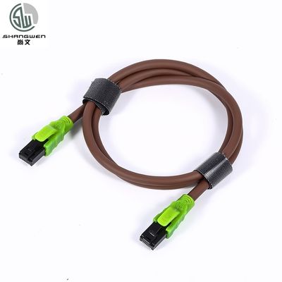 Luminous Ethernet Patch Cable 4P PVC LSZH Jacket High Speed Copper Cable