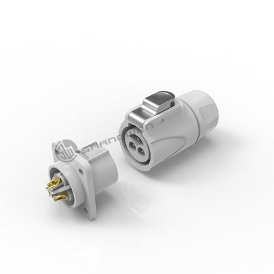 High Power Male Female Connector IP65 IP67 3 Core Waterproof Connector Outdoor