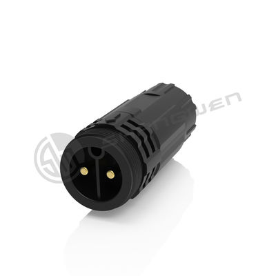 Small 2 Pin IP67 Power Connector Industrial Screw Tooth Series FCC