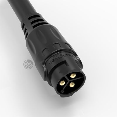 Push Pull IP67 Power Connector 3 Pin Male Plug Connector M19 Series