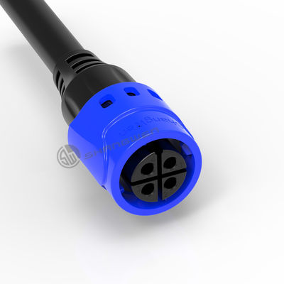 IP67 M19 Connector 4 Pin  Waterproof Female Connector For industrial Solder Cable