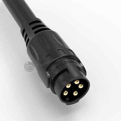 Multiple 5 Pin Male Plug Connector IP67 M19 Series Self Locking System