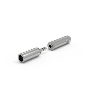Customized Audio.5 Mm 3.5 Mm Jack Plug Lightweight 1000 MOhm Insulated