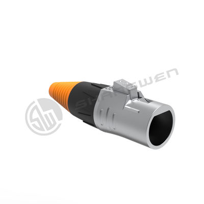 IP65 Waterproof Rj45 Male And Female Connector Metal Button Upgrade Model