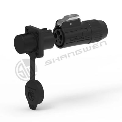 Outdoor 6 Pin IP67 Power Connector Dustproof Waterproof Powercon