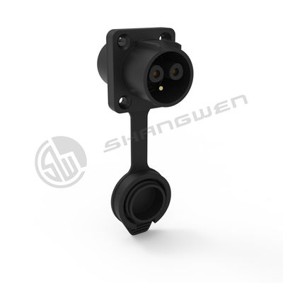 Black 3 Pin IP67 Power Connector 3 Core Audio Video Connectors