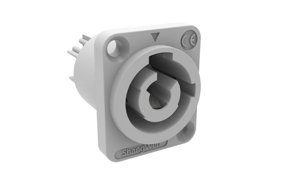 Power Connector Female Plug to Male Socket 16A 220V 3 Pin Input Output for LED Lighting Audio Video Durable