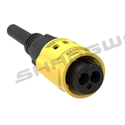 Power Input Push-pull Self-locking Connection Industrial 3 Pin Self-Locking M19 3 Pin IP67 Male Female Waterproof Connector