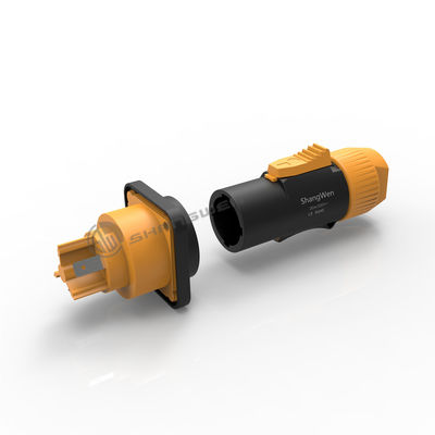 เครื่องเชื่อม Powercon นอก กันน้ํา เครื่องเชื่อม Plug เพศชาย เพศหญิง