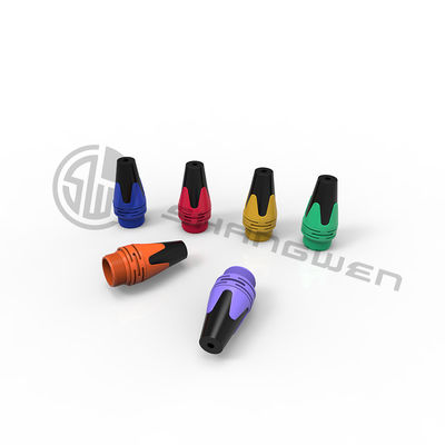 Audio Female 5 Pin Plug Connector XLR Indoor Use Black Shell
