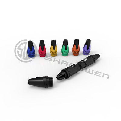 3 Pin XLR Connector Custom Audio เพศหญิงเชื่อมต่อพล็อกมืออาชีพ