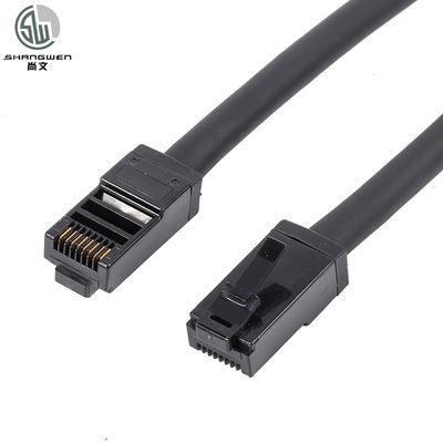 สายเคเบิลแพทช์อีเทอร์เน็ตความเร็วสูง Cat6 Cat6a สายเคเบิล 24AWG Utp