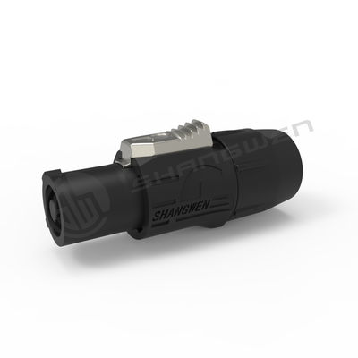 CQC、CE、UL Waterproof Powercon Plug Black Connector 250v 20A