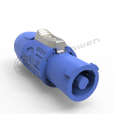 IP44 Indoor Circular Power Connector Male Plug Powercon Electrical