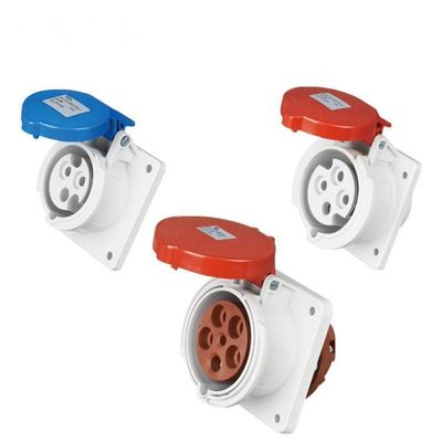 CEE/IEC Industrial Plug Screw Connection IP44 เครื่องเชื่อมกันน้ํา