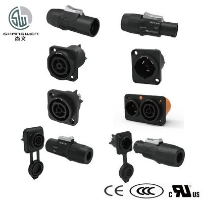 ไฟฟ้าภายนอก LED IP65 กันน้ํา ชายพล็อกเชื่อม 3Pin 250V สเปคอนเชื่อมสําหรับอุตสาหกรรม อิเล็กทรอนิกส์อุปกรณ์เสริม