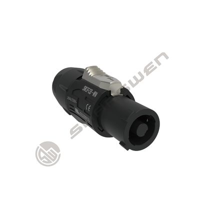 CQC เครื่องเชื่อมไฟฟ้ากันน้ํา สีดํา พล็อกพาวเวอร์คอน 250v 20A