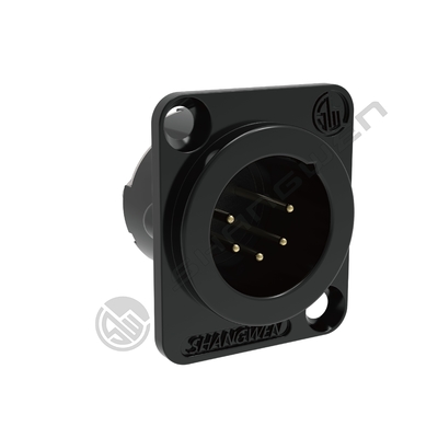 7.5A เครื่องเชื่อมกระแสไฟฟ้า XLR ชายและหญิง แผนที่ติดตั้งแจ็คสําหรับเชื่อมเสียงในสภาพแวดล้อมภายใน