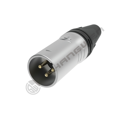 อุปกรณ์เสียงและวีดีโอ 10A เครื่องเชื่อม XLR เพศชายที่มีสายประสานกันน้ําเคลือบเงินและกระเป๋าเชื่อมเส้น DMX