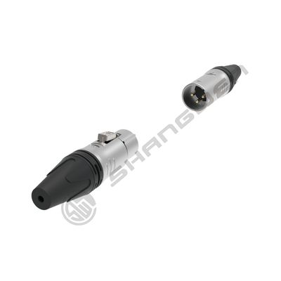 Audio XLR 5 Pin Waterproof Electrical Connectors Ip65 Female Plug