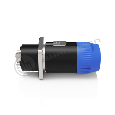 IP40 โทรศัพท์แบบสกรูแบบแอล์คเมทัล สายล็อคล็อคเคเบิลกลม โพล็กหญิง 40A 50A 8 ปิน เครื่องเชื่อมเสียง OEM ODM