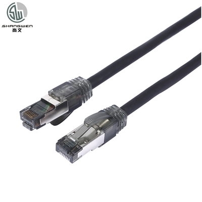 CE ROHS FTP UTP SFTP Cat8 ปลั๊ก Rj45 1000ft สายแพทช์คอร์ด Ethernet สายเคเบิลเครือข่าย Lan สายเคเบิลสื่อสาร