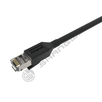 สายแพทช์เน็ตเวิร์ก RJ45 Ethernet Cat 7 SFTP แบบมีฉนวนป้องกัน 10Gbps SFTP Cat7 Rj45 Plug สายแลนเน็ตเวิร์ก 1000 ฟุต