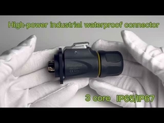 พลังงานสูง ผู้ชาย ผู้หญิง Connector IP65 IP67 3 หลักต่อน้ํา Outdoor