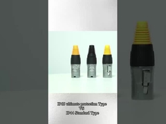 IP65 กันน้ํา Rj45 ผู้ชายและผู้หญิง Connector โมเดลการปรับปรุงปุ่มโลหะ