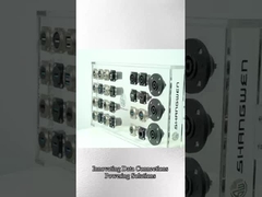 Ip65 ปรับน้ําแพนลท์ Mount Connector 4 Pin เสียงและวีดีโอ Connector สําหรับสายไฟฟ้าข้อมูล