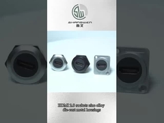 เครื่องเชื่อมข้อมูลเสียงกันฝุ่นแบบกลมเหล็กซิงค์ สําหรับอุปกรณ์เสริมอิเล็กทรอนิกส์อุตสาหกรรมและ HDMI