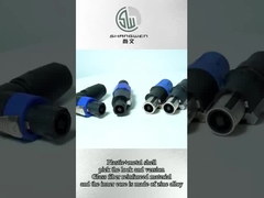 ขั้วต่อลำโพง 4 พินแบบล็อคเร็วสำหรับอุปกรณ์อิเล็กทรอนิกส์อุตสาหกรรม