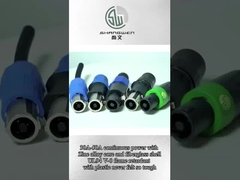 ขั้วต่อสาย Speakon ตัวเมีย 4 ขา D-Shape 4 ขา ถึงตัวผู้ สำหรับเชื่อมต่อลำโพง