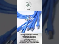 ODM Multi Core Copper Cable Network Data Ethernet LAN Cat6A UTP 4 คู่ 24 Awg คาเบล