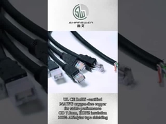 RoHS Ethernet Patch Cable 24AWG 26AWG 28AWG CAT5 Cat5e UTP Ethernet Cable 4 คู่