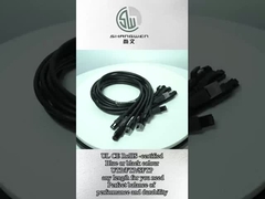Rj45 Cat6 Cat6a Cat5E UTP คาเบลสายพับ 1m 3m 5m คาเบลเครือข่ายคอมพิวเตอร์