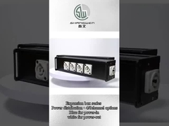 6-Port PowerCON Audio Distribution Output Box การติดตั้งแบบสกรูอิน สร้างจากอลูมิเนียม